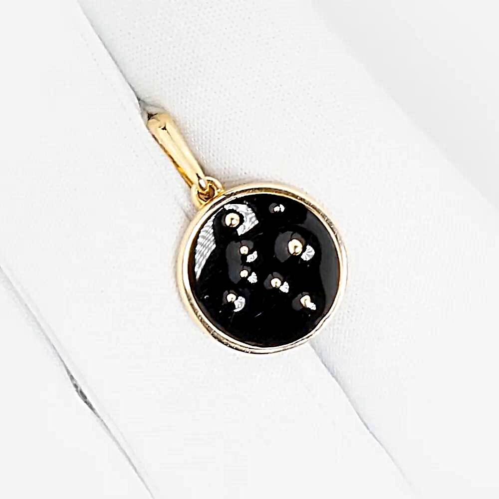 Подвес Весы из красного золота 585 пробы 1