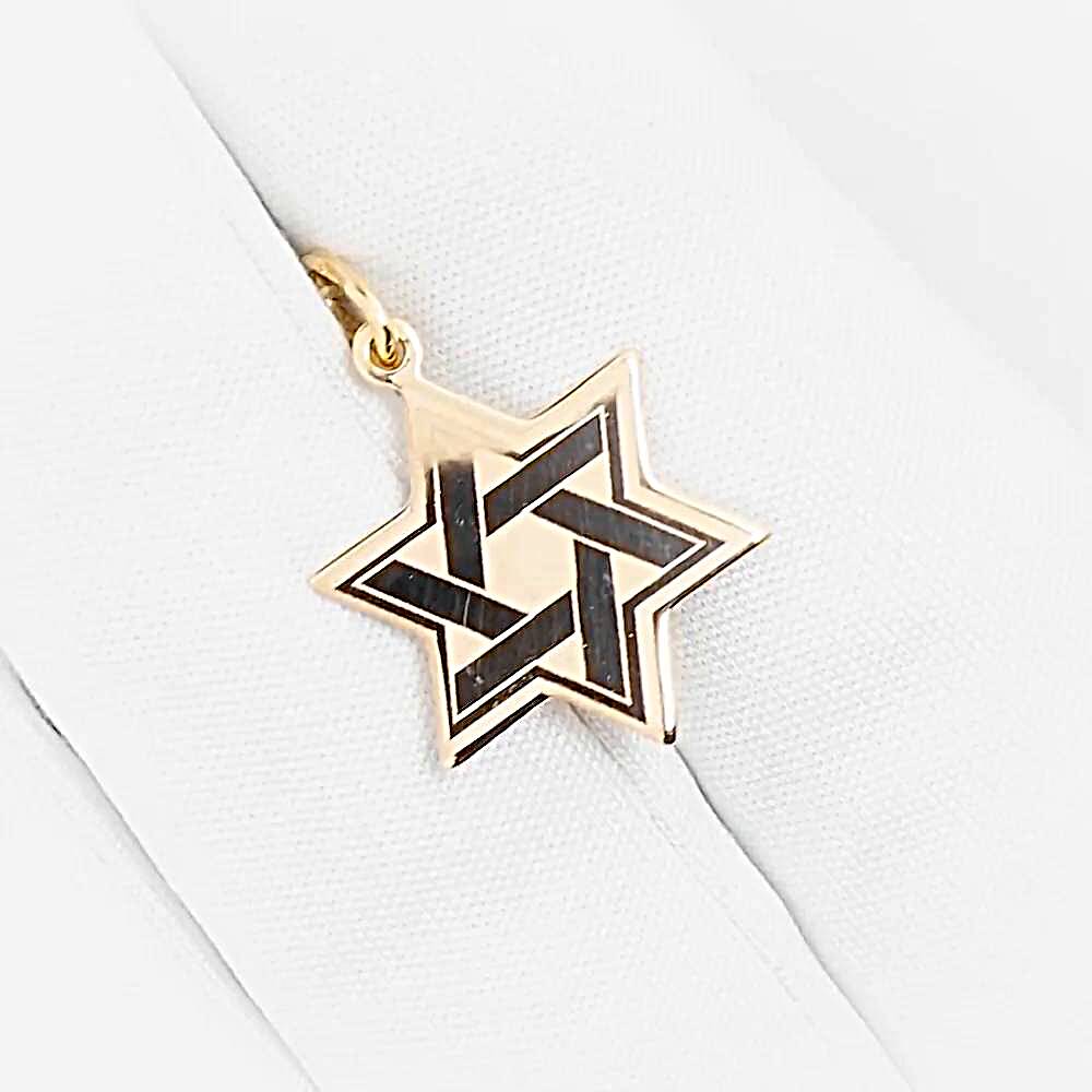 Подвес из красного золота 585 пробы