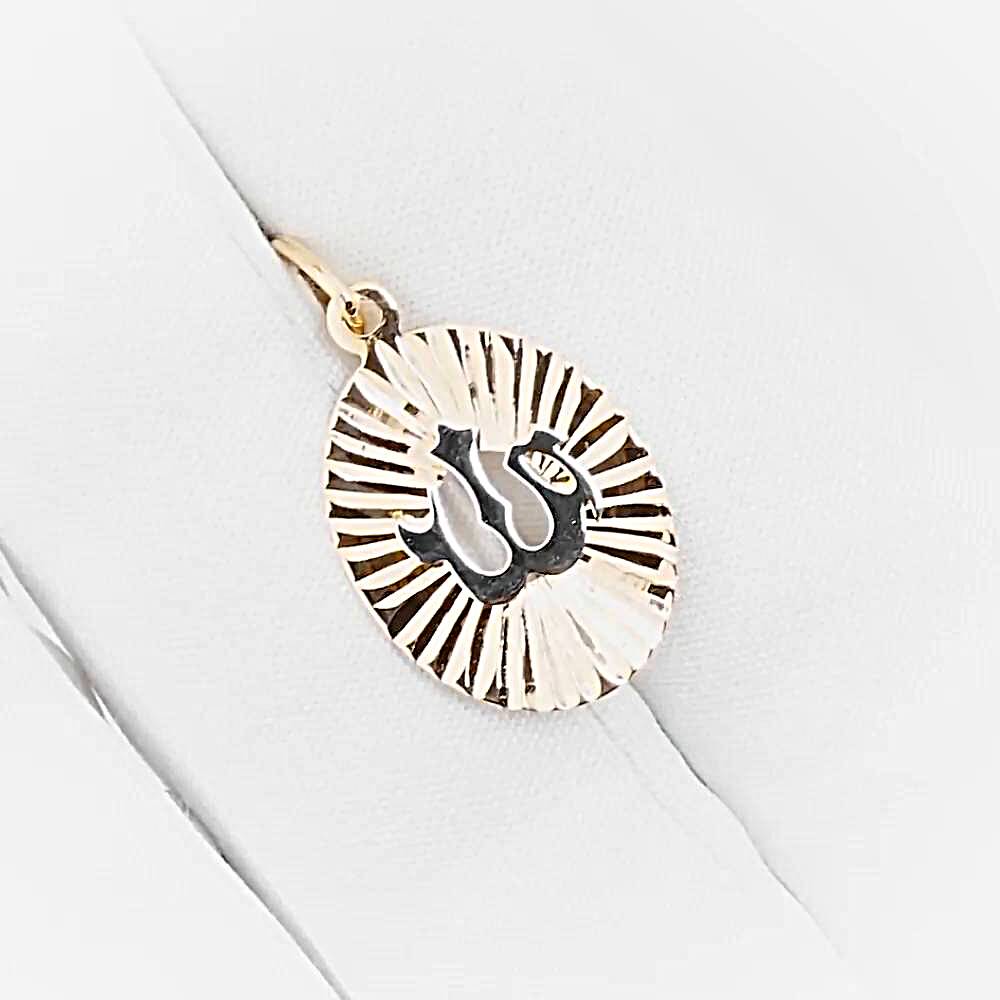 Подвес  мусульманский из красного золота 585 пробы