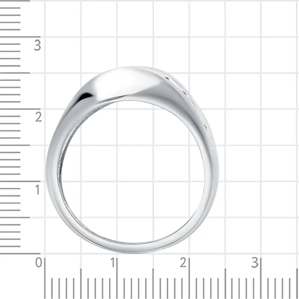 Кольцо из серебра 925 пробы 4