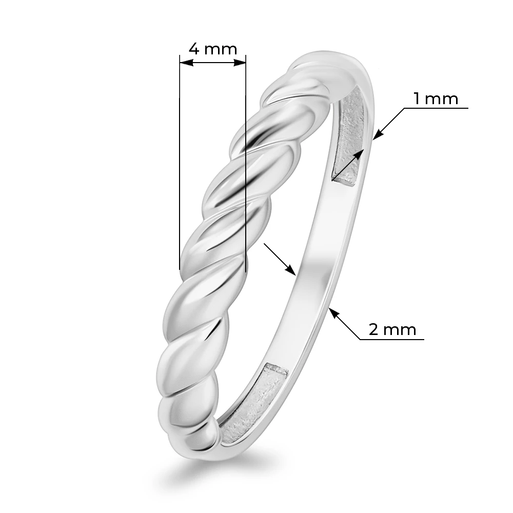 Кольцо наборное из серебра 925 пробы Кольцо наборное из серебра 925 пробы