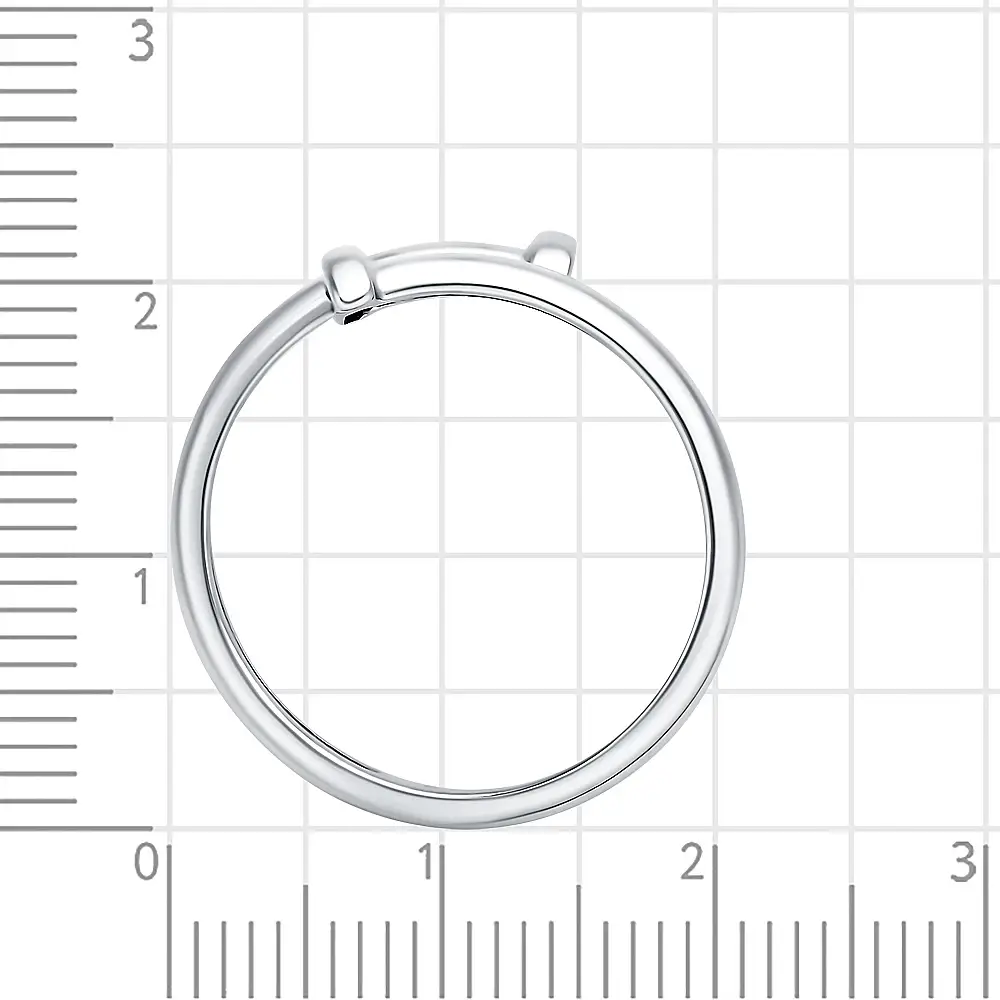 Кольцо из серебра 925 пробы 4