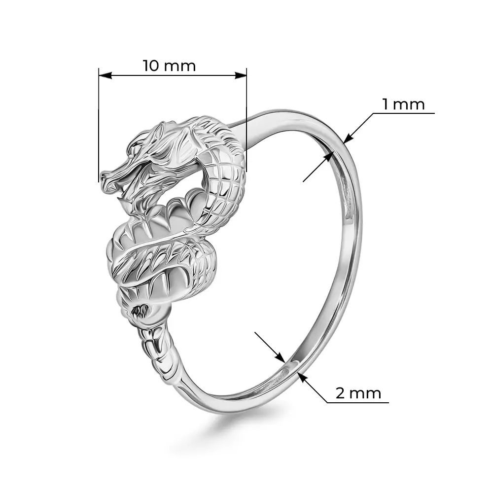 Кольцо из серебра 925 пробы 3