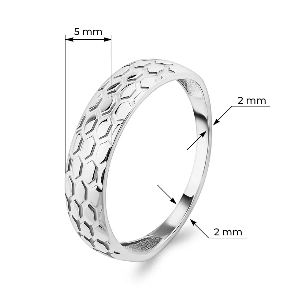 Кольцо из серебра 925 пробы 2