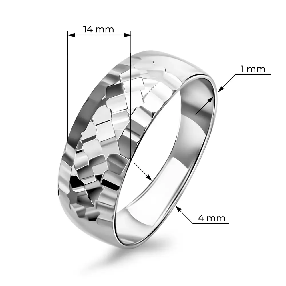 Кольцо из серебра 925 пробы 3