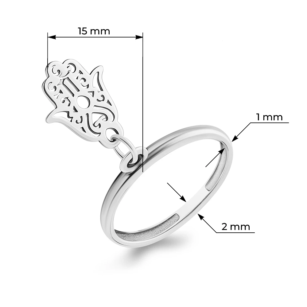 Кольцо из серебра 925 пробы