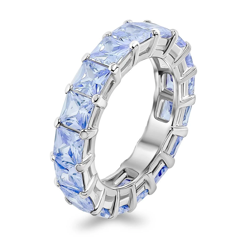 Кольцо с фианитами из серебра 925 пробы