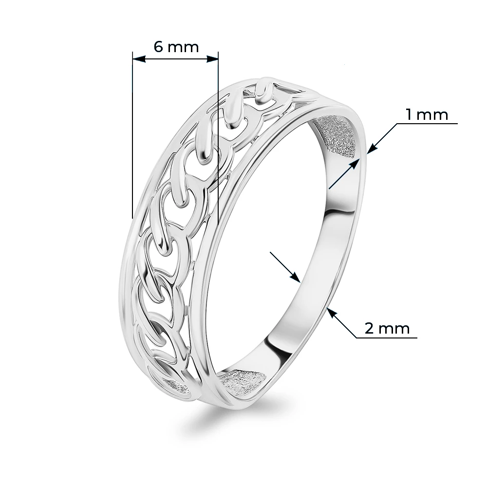 Кольцо из серебра 925 пробы