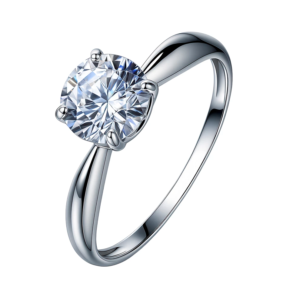 Кольцо с фианитом из серебра 925 пробы Кольцо с фианитом из серебра 925 пробы