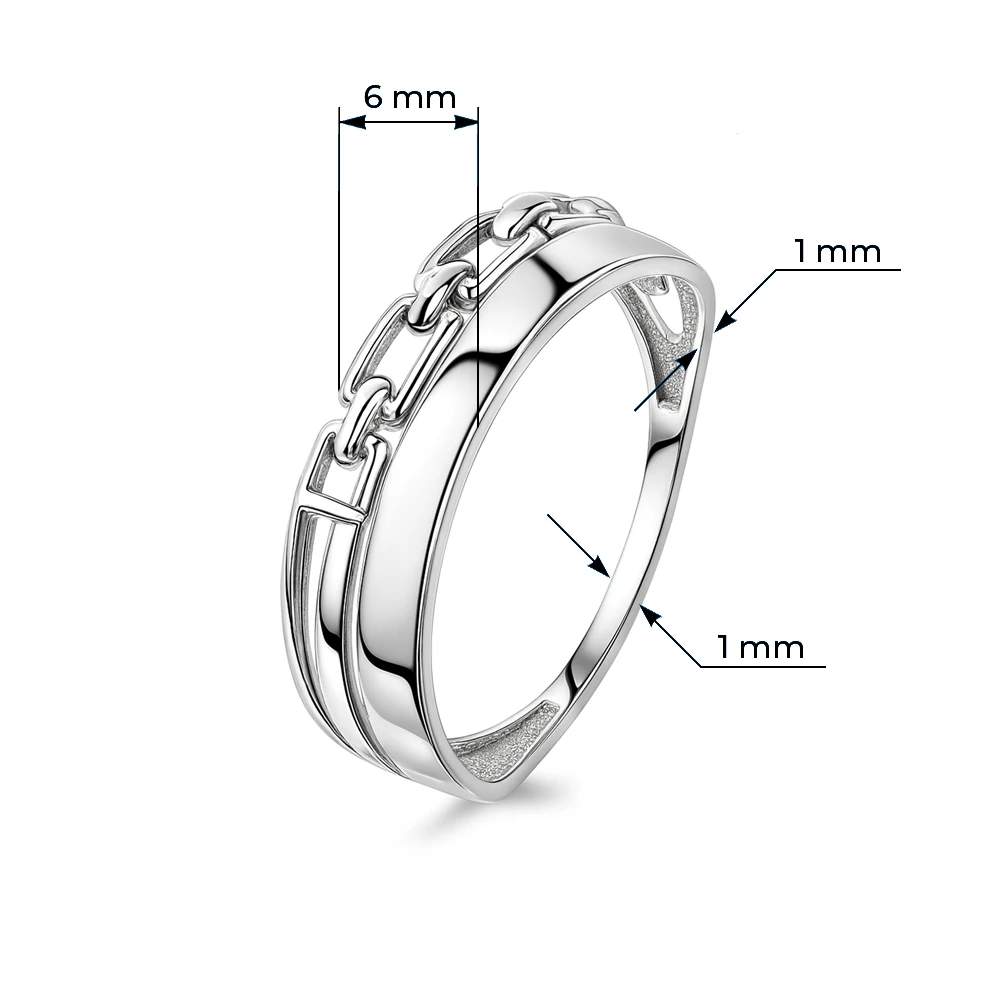 Кольцо из серебра 925 пробы