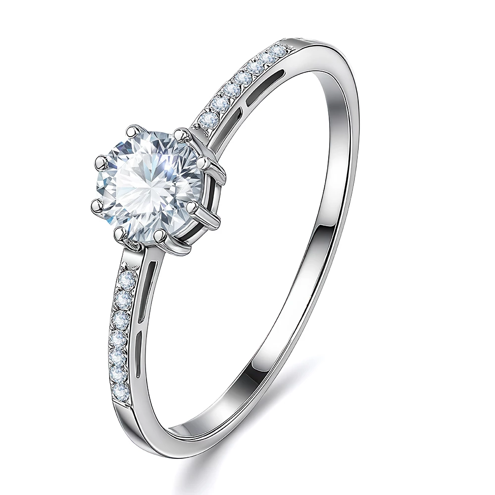 Кольцо с фианитами из серебра 925 пробы Кольцо с фианитами из серебра 925 пробы