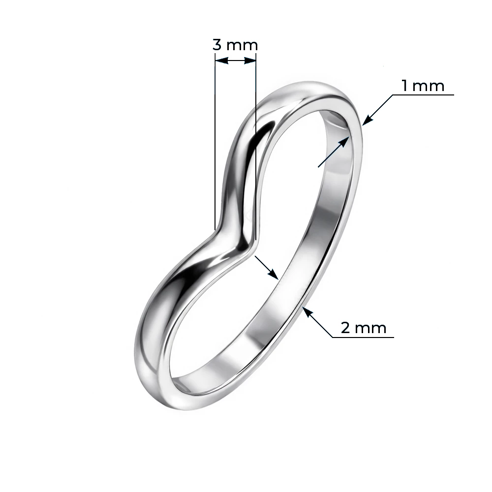 Кольцо из серебра 925 пробы