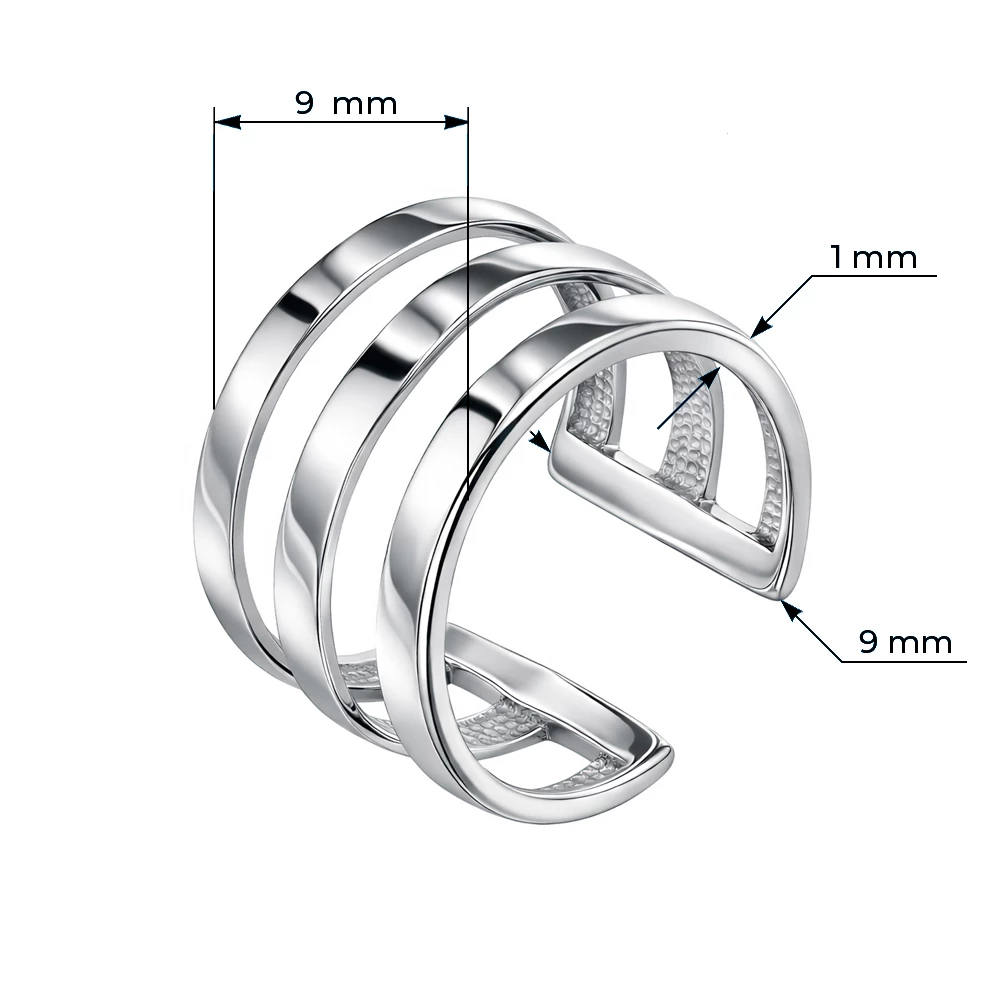 Кольцо из серебра 925 пробы
