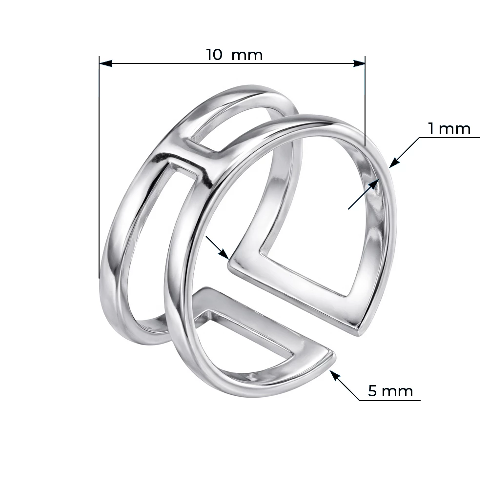 Кольцо из серебра 925 пробы