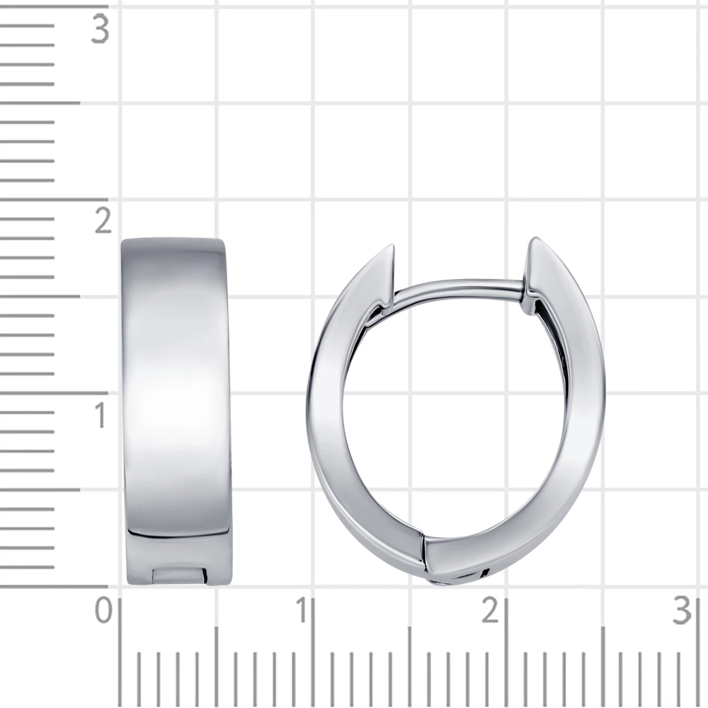 Серьги конго из серебра 925 пробы 2
