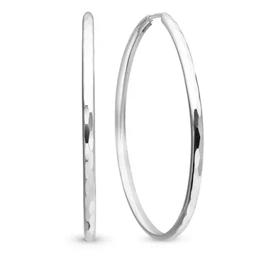 Серьги конго из серебра 925 пробы