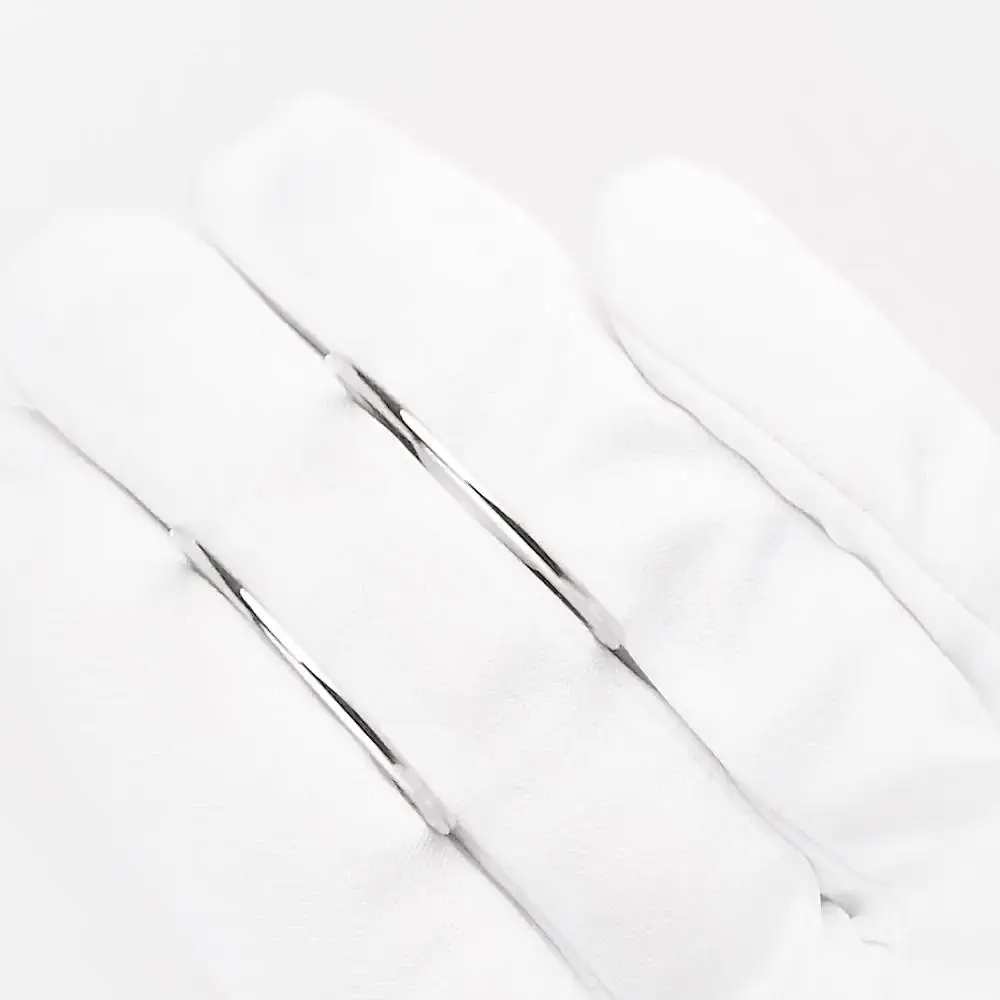 Серьги конго из серебра 925 пробы 2