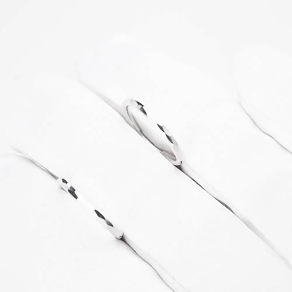 Серьги конго из серебра 925 пробы 2