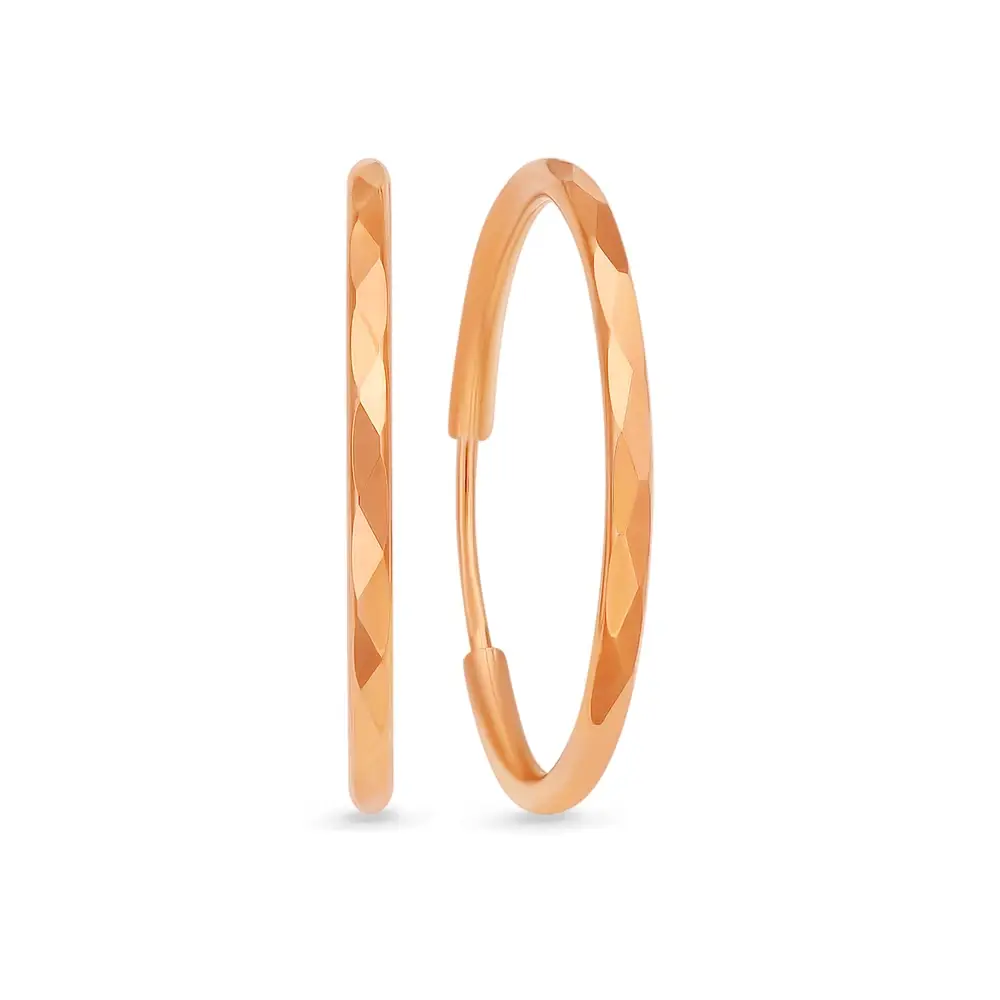 Серьги конго из серебра 925 пробы