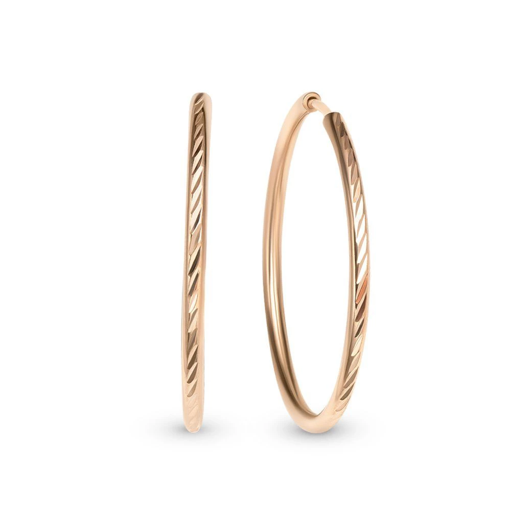 Серьги конго из серебра 925 пробы 1