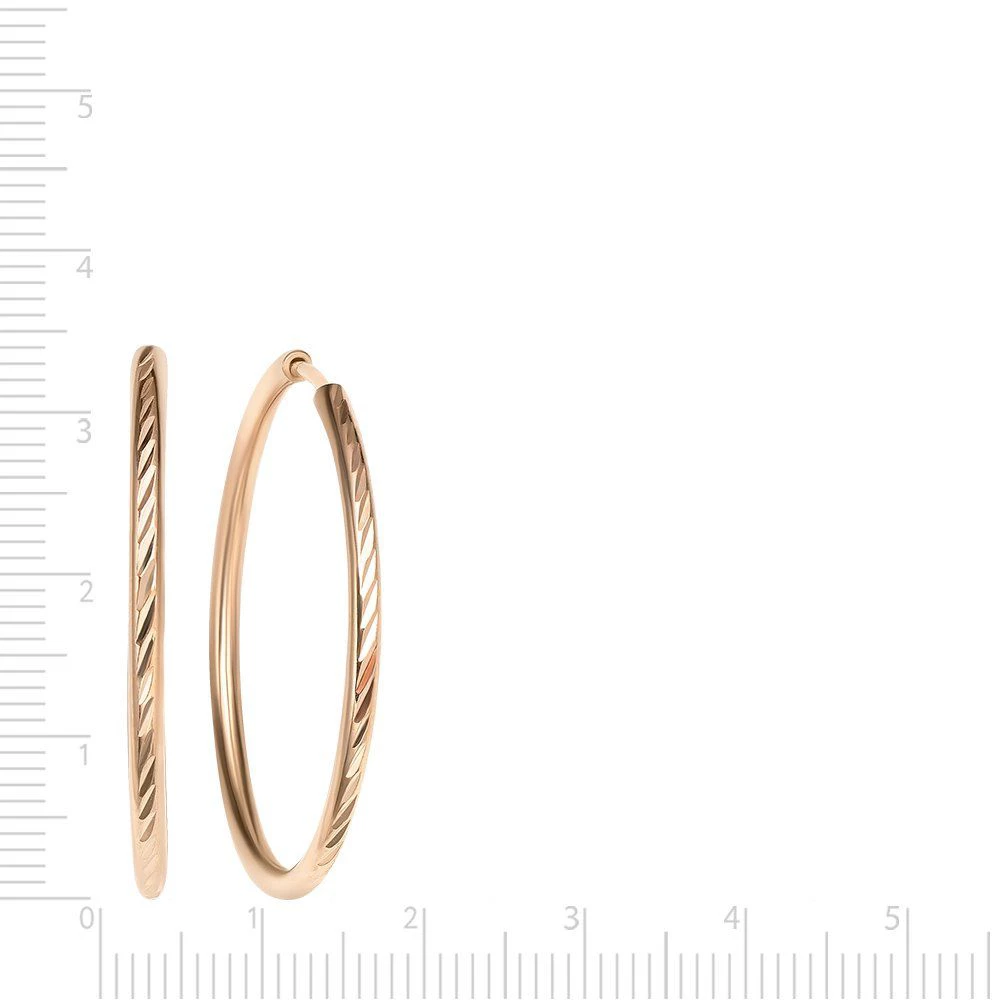 Серьги конго из серебра 925 пробы 2