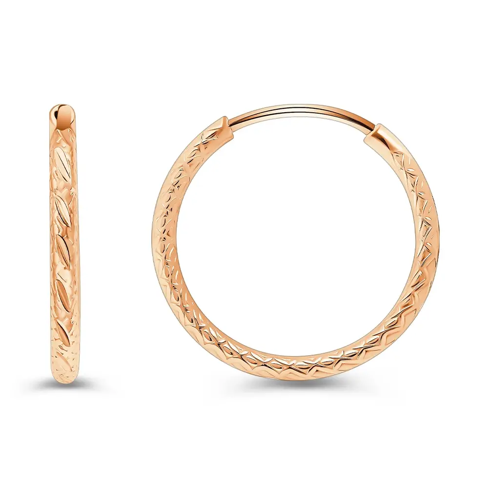 Серьги конго из серебра 925 пробы 3