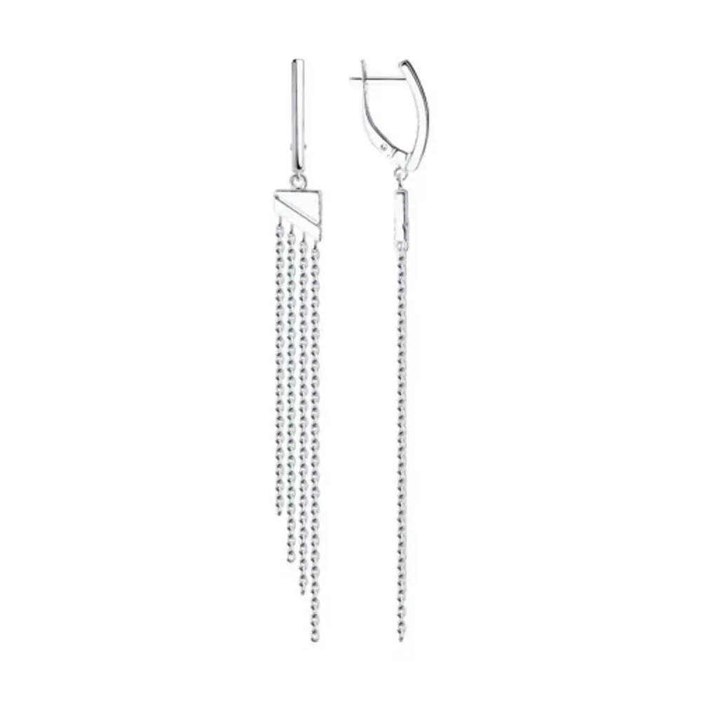 Серьги из серебра 925 пробы