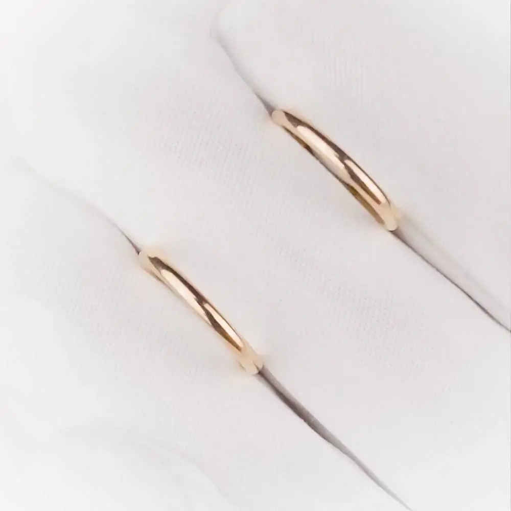 Серьги конго из серебра 925 пробы 2