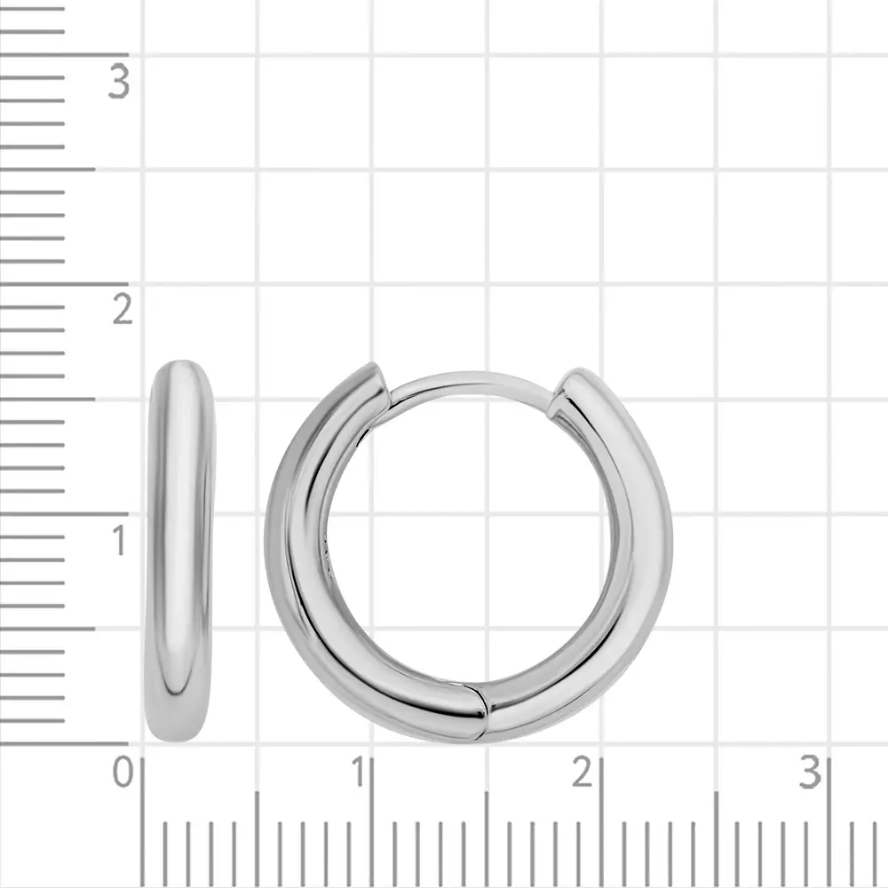 Серьги конго из серебра 925 пробы 2