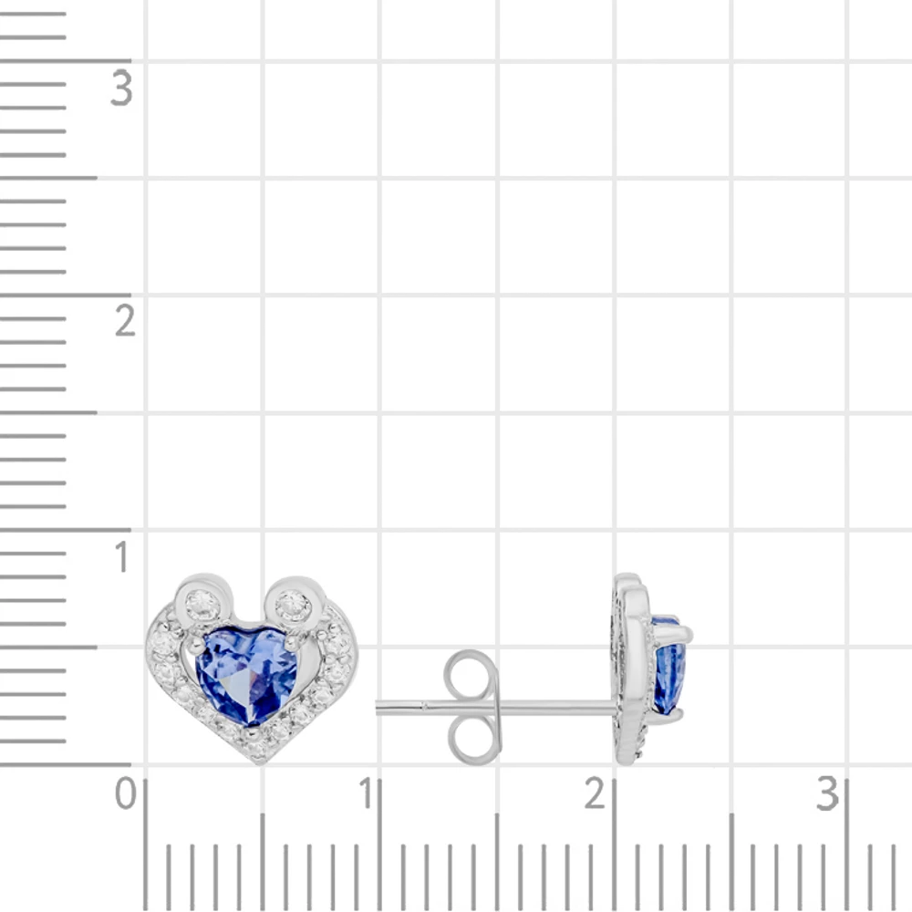 Серьги с фианитами из серебра 925 пробы 2