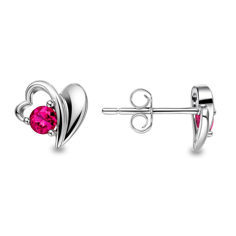 Серьги с фианитами из серебра 925 пробы 2