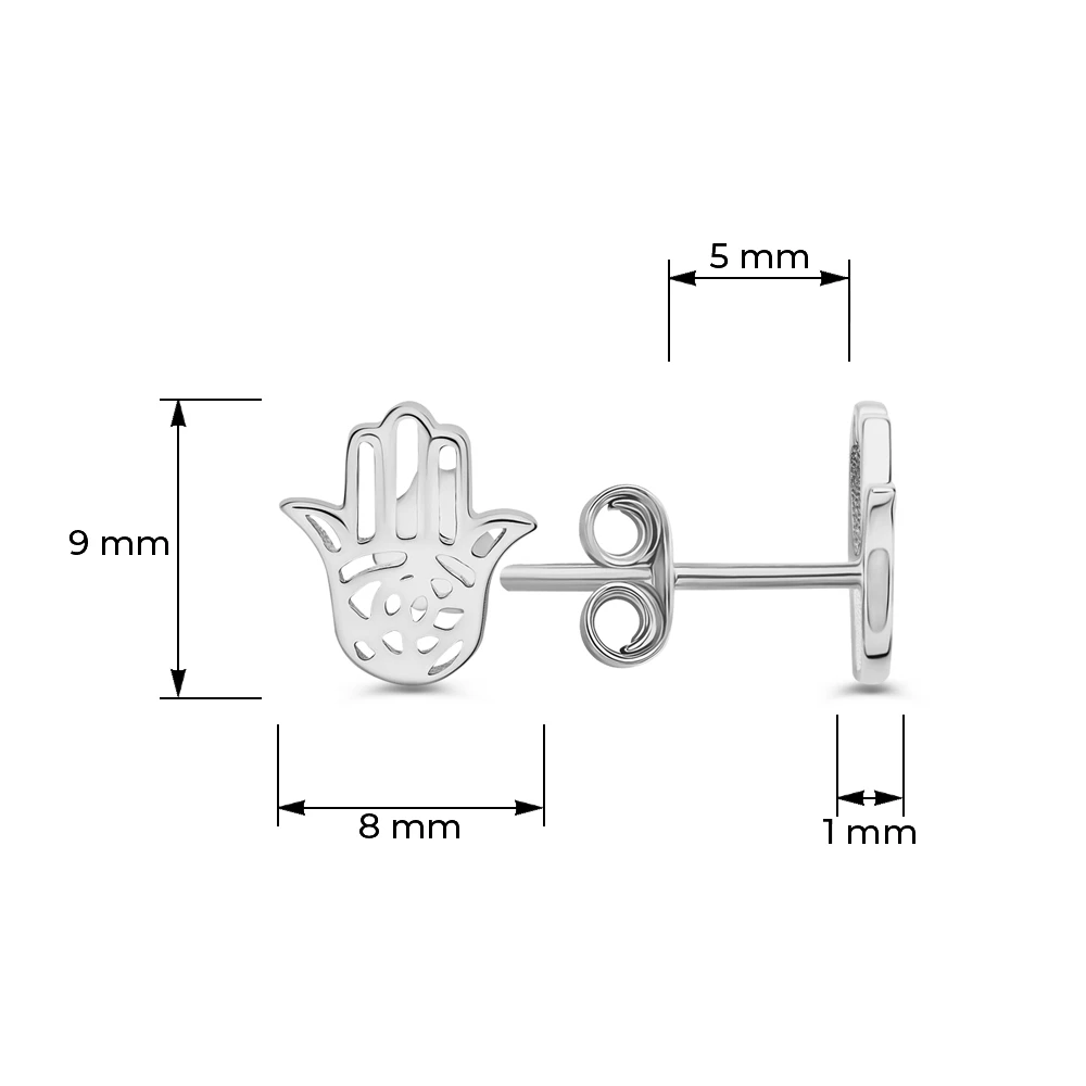 Серьги из серебра 925 пробы