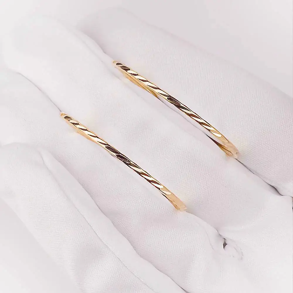 Серьги конго из серебра 925 пробы 2