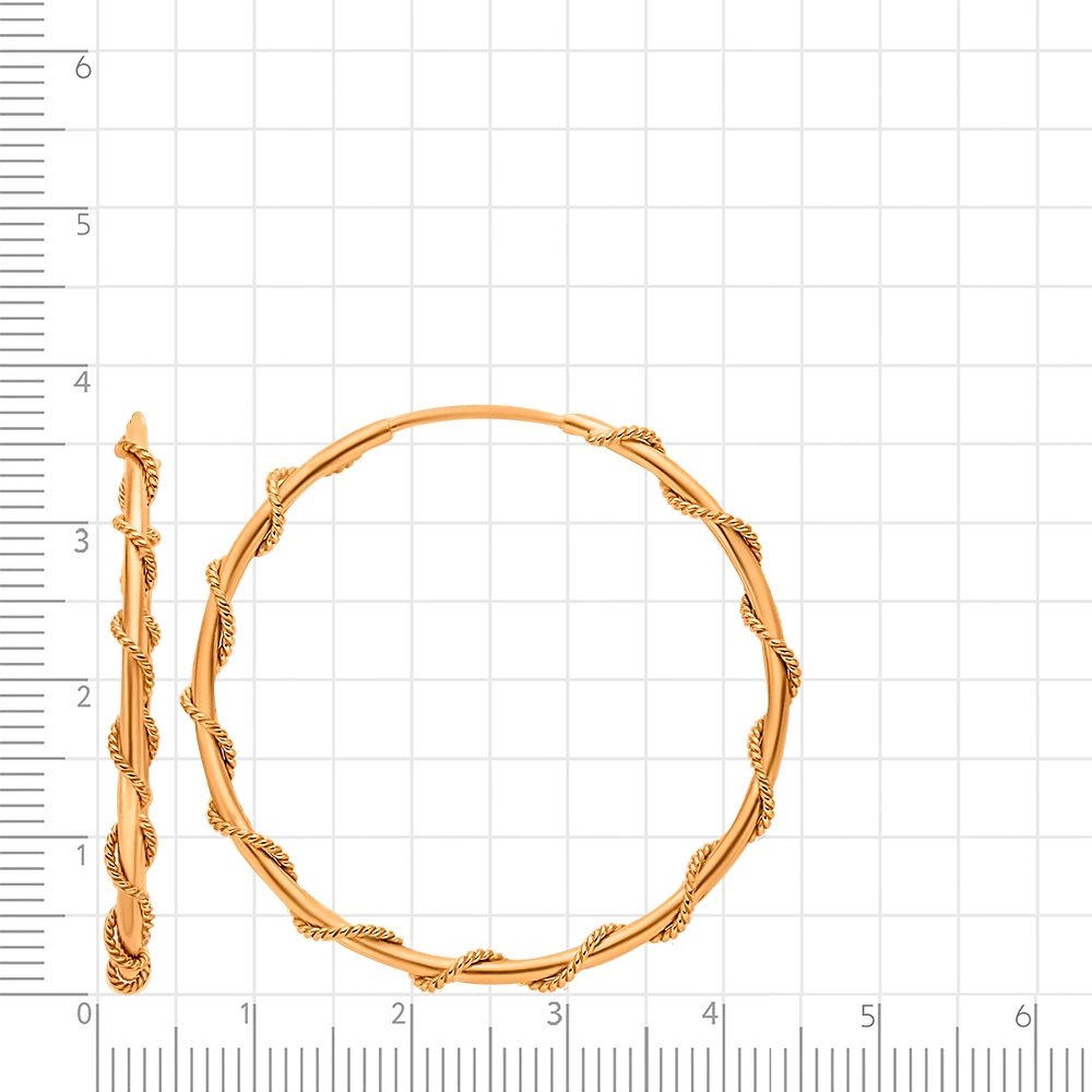 Серьги конго из серебра 925 пробы 2