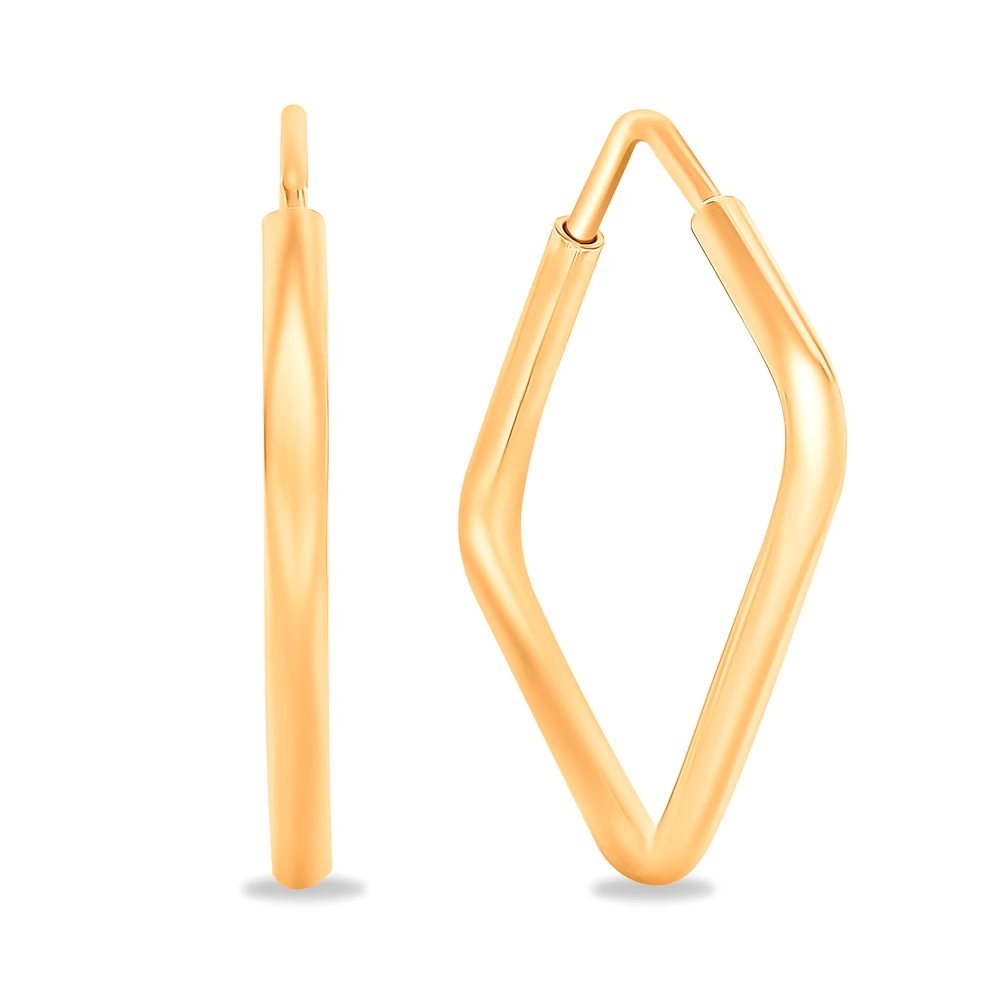 Серьги конго из серебра 925 пробы 1