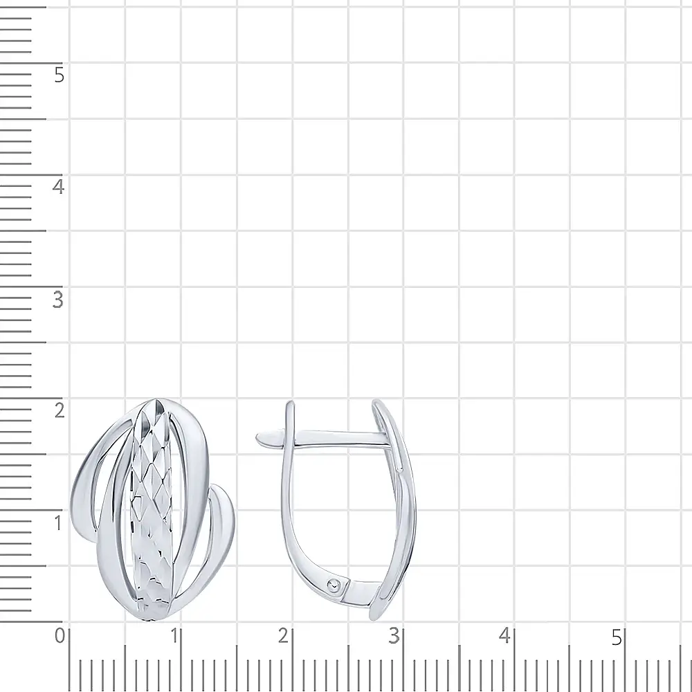 Серьги из серебра 925 пробы