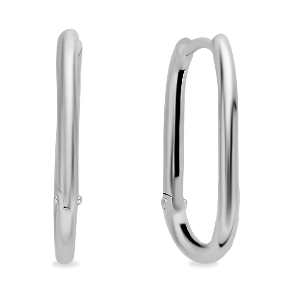 Серьги конго из серебра 925 пробы 1