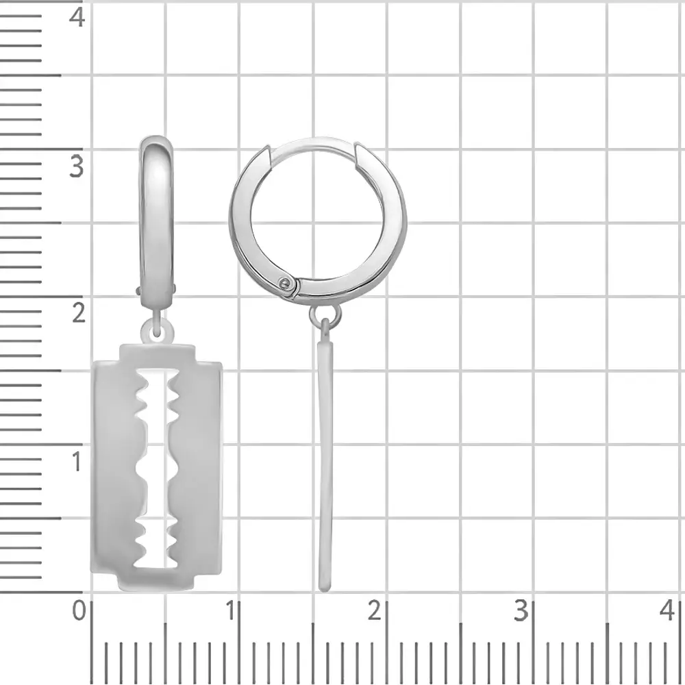 Серьги из серебра 925 пробы
