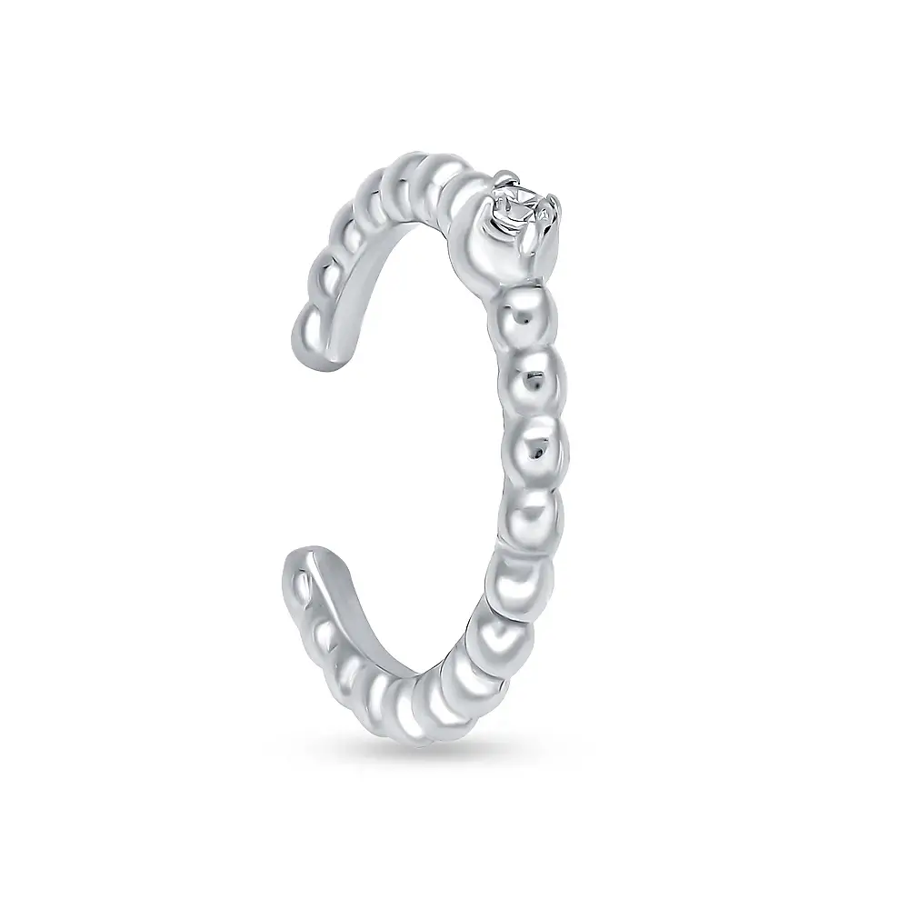 Серьги с фианитом из серебра 925 пробы 1
