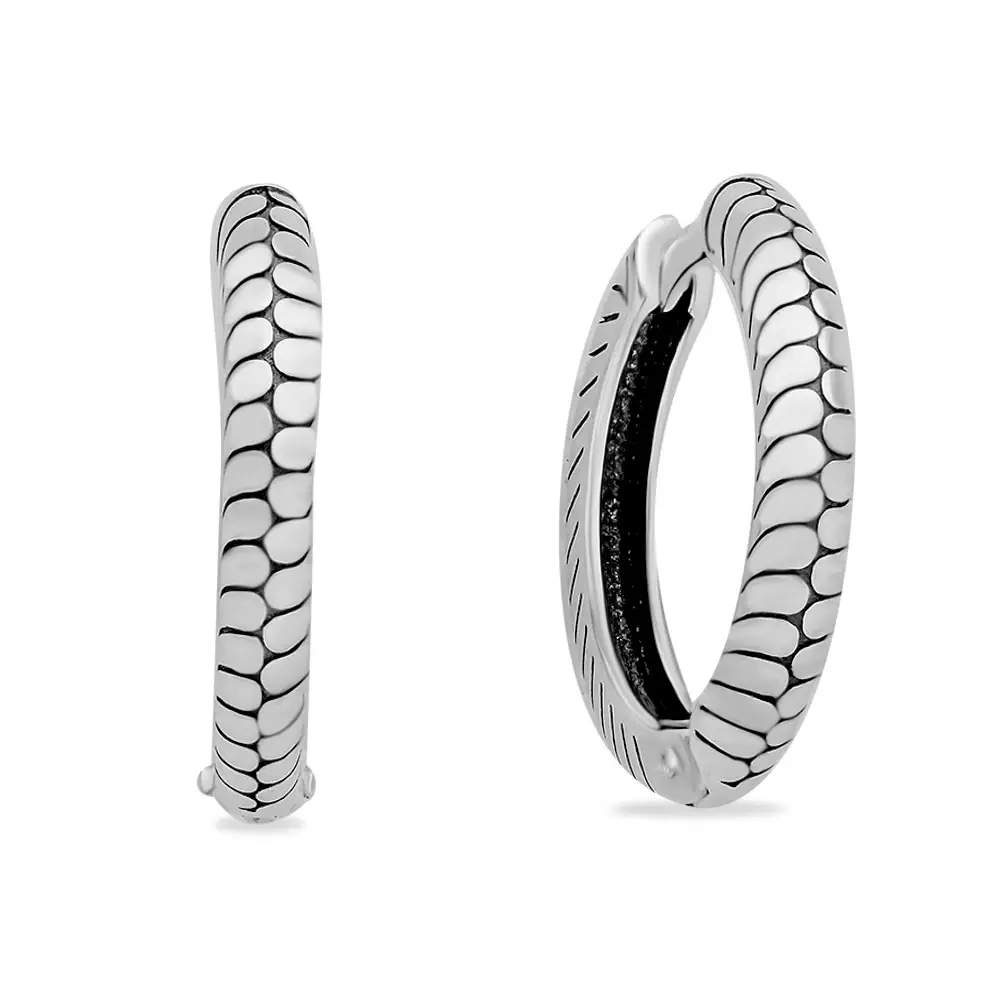 Серьги конго из серебра 925 пробы 1