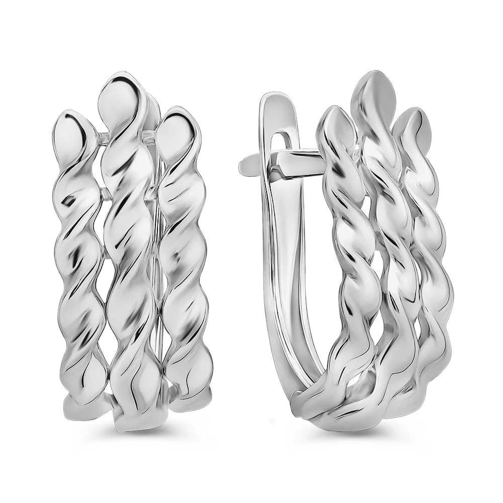 Серьги из серебра 925 пробы