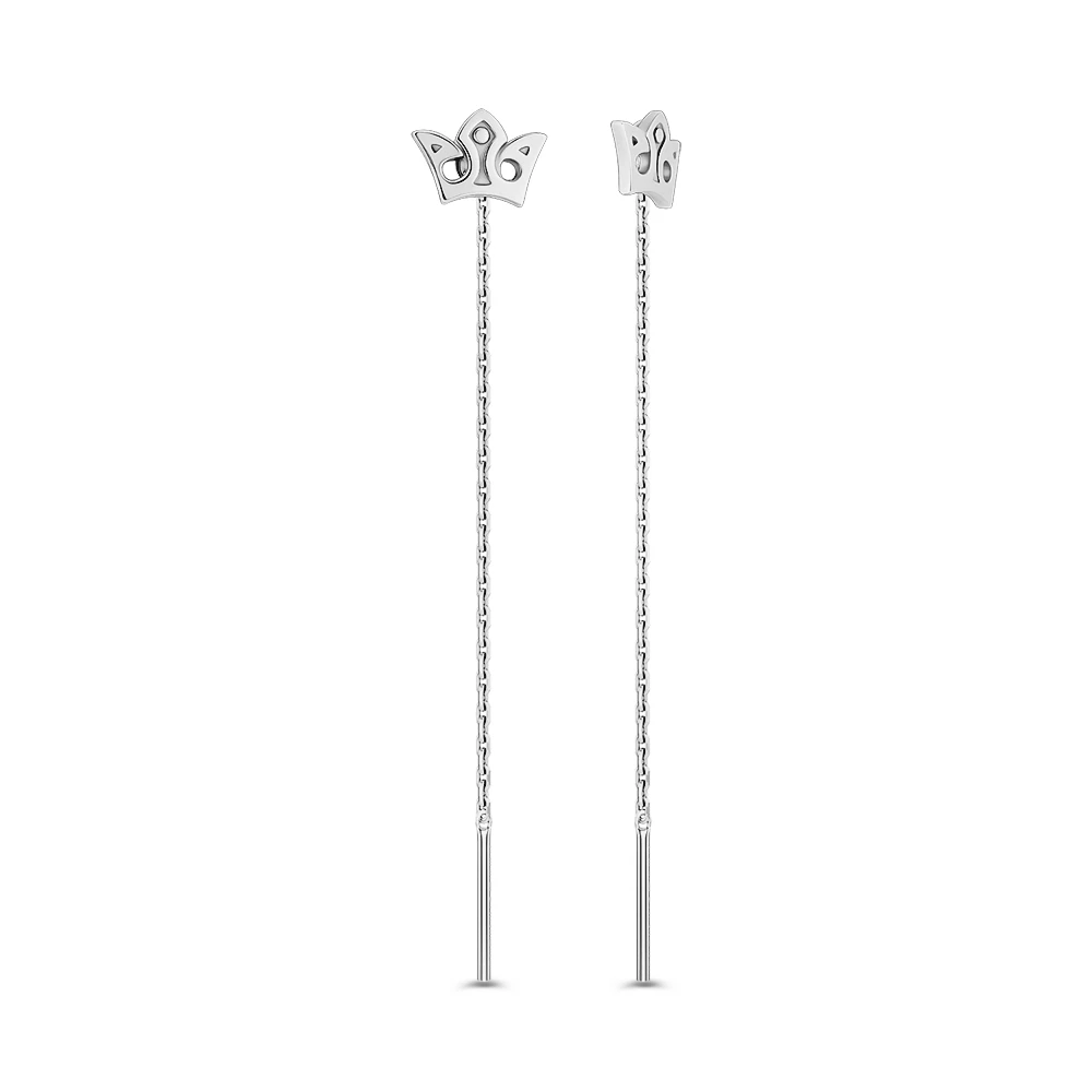 Серьги из серебра 925 пробы