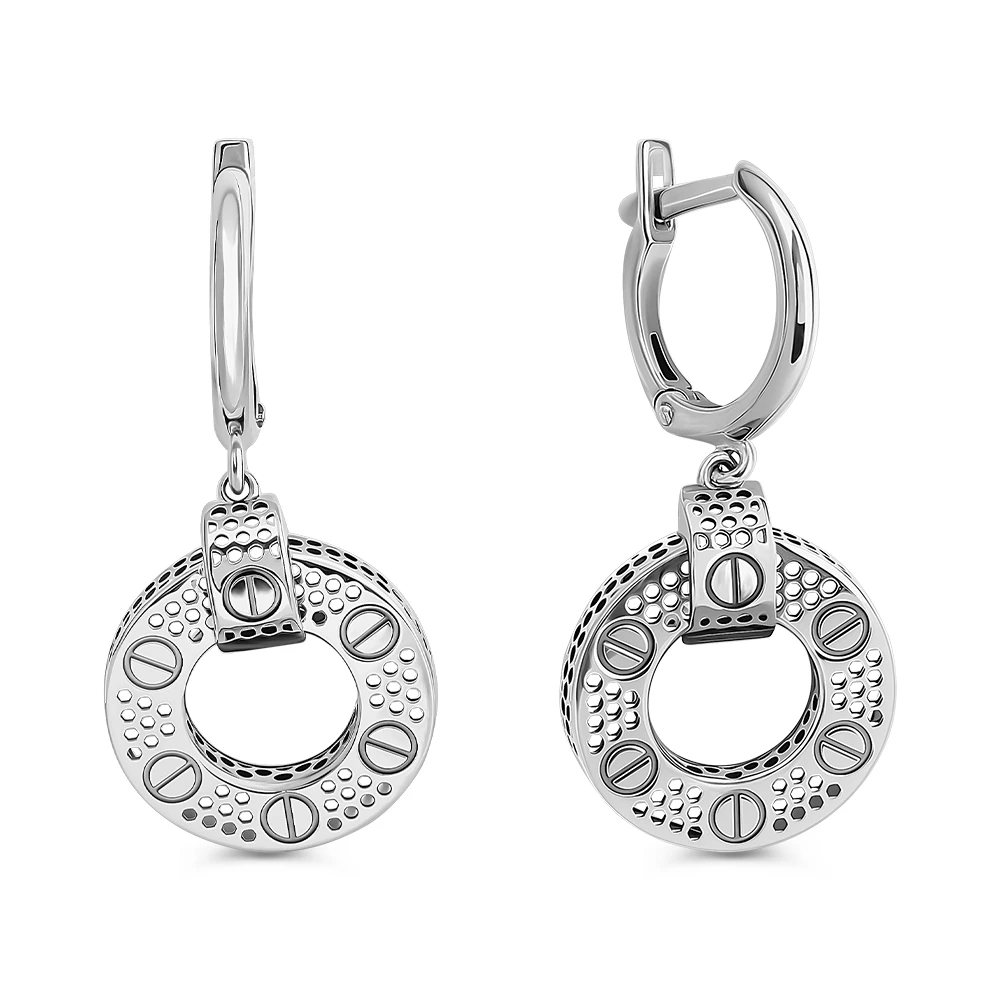 Серьги из серебра 925 пробы