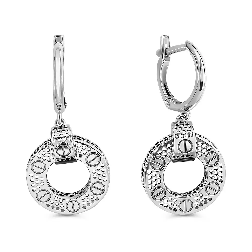 Серьги из серебра 925 пробы