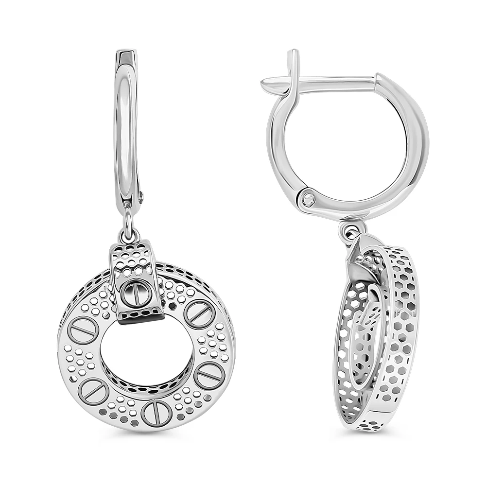 Серьги из серебра 925 пробы