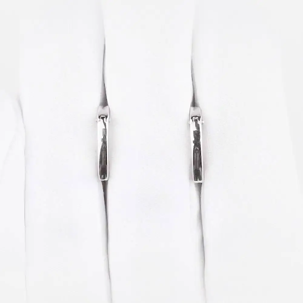 Серьги конго из серебра 925 пробы 1