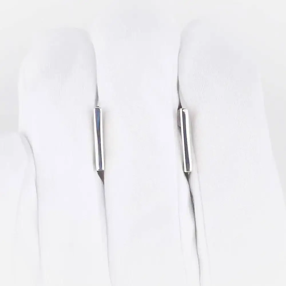 Серьги конго из серебра 925 пробы 2