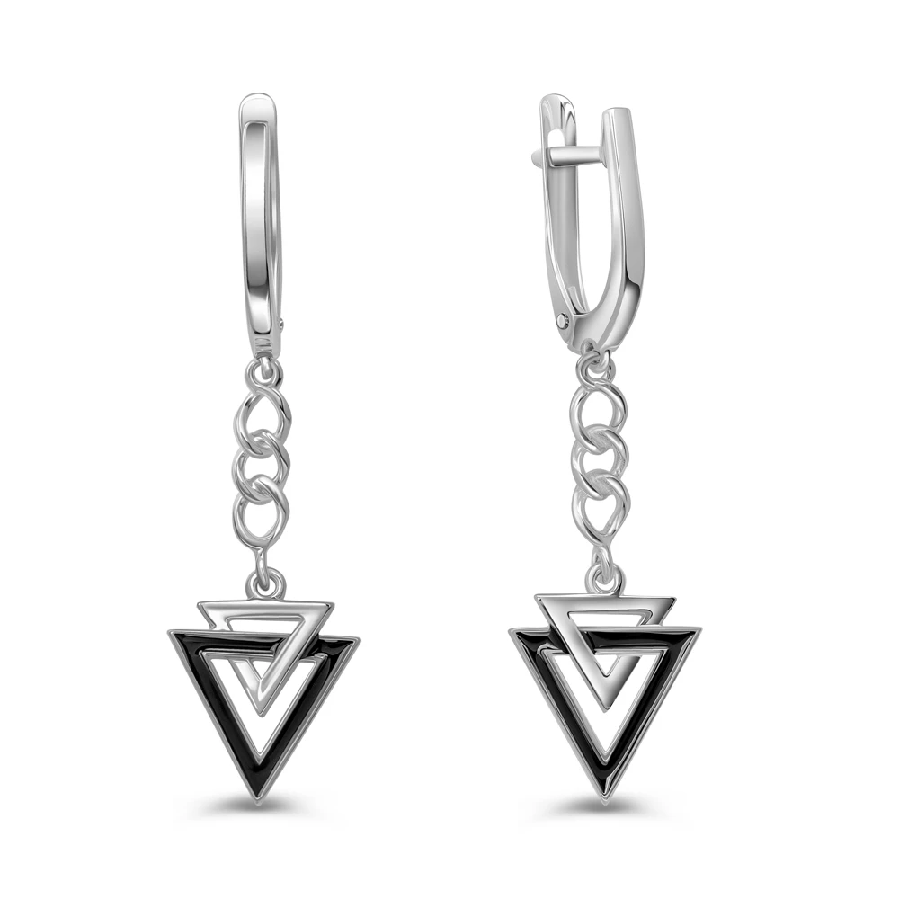 Серьги из серебра 925 пробы