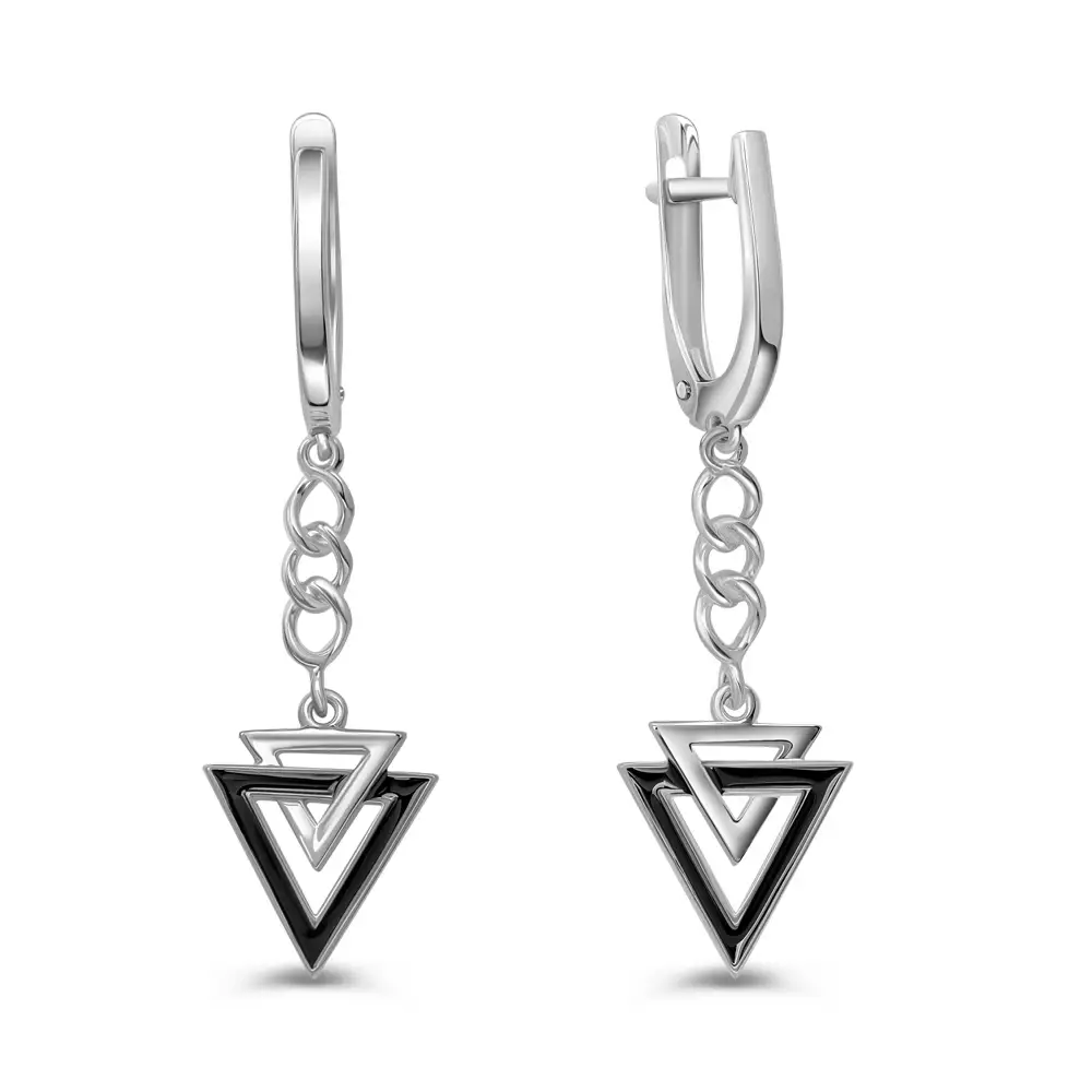 Серьги из серебра 925 пробы