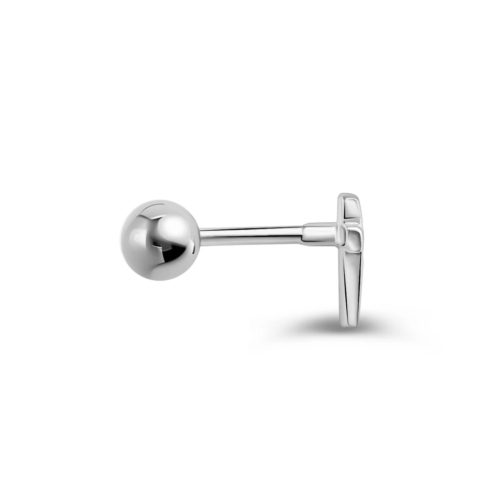 Серьга из серебра 925 пробы